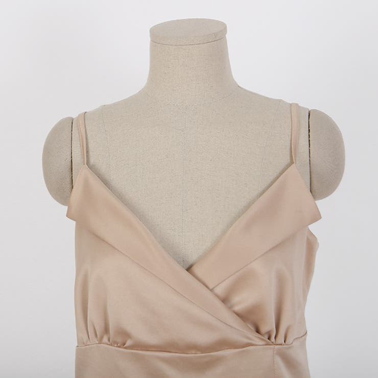 カラービスチェキャミソール 深いVネック ワイドVネック | PREMIUM K | 詳細画像25 