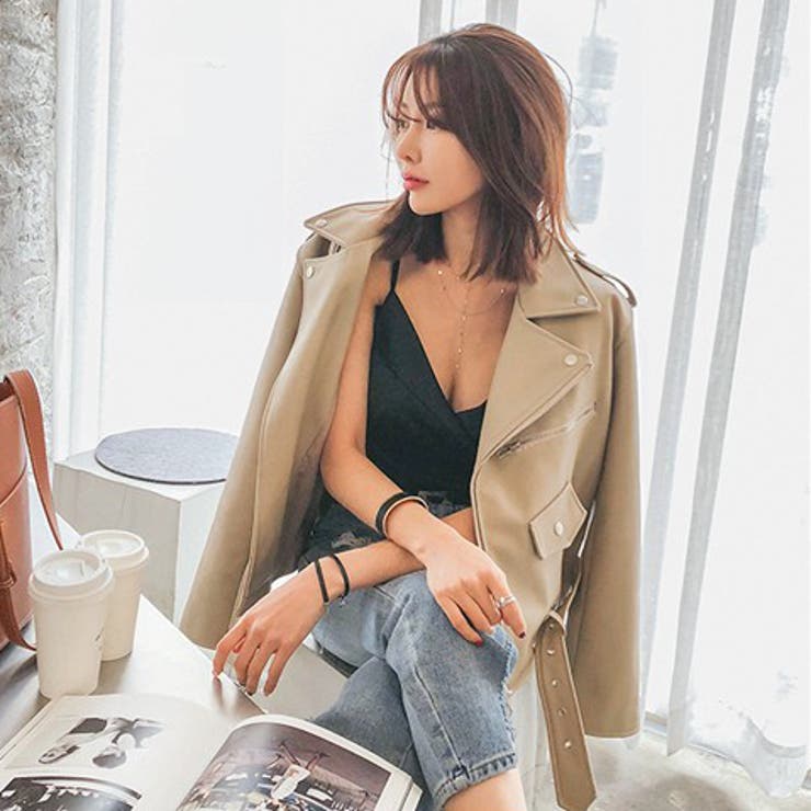 カラービスチェキャミソール 深いVネック ワイドVネック | PREMIUM K | 詳細画像10 