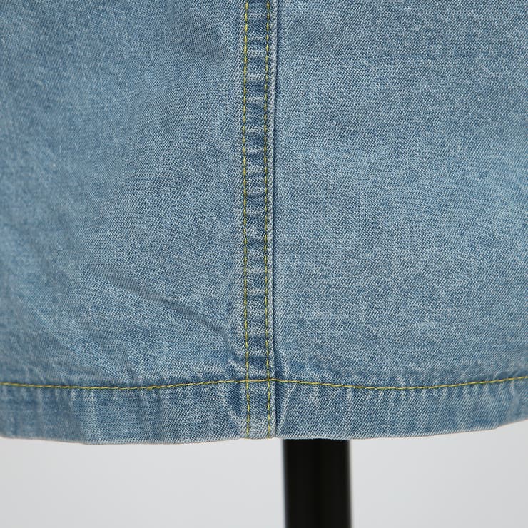 背中スリットデニムワンピース ワンピース デニム | PREMIUM K | 詳細画像24 