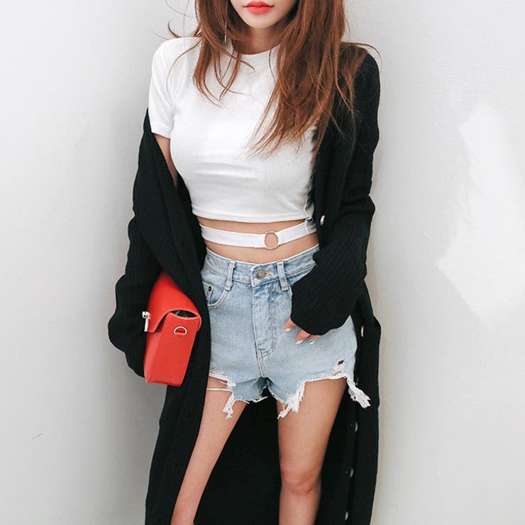 ◇【タグ付】ドルガバ クロップドトップス シャツ ウエストベルト ◇【タグ付】ドルガバ クロップドトップス シャツ ウエストベルト