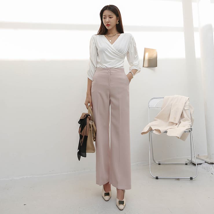 ドレーピングシャーリングトップス 袖スリット ゆれ感 | PREMIUM K | 詳細画像14 