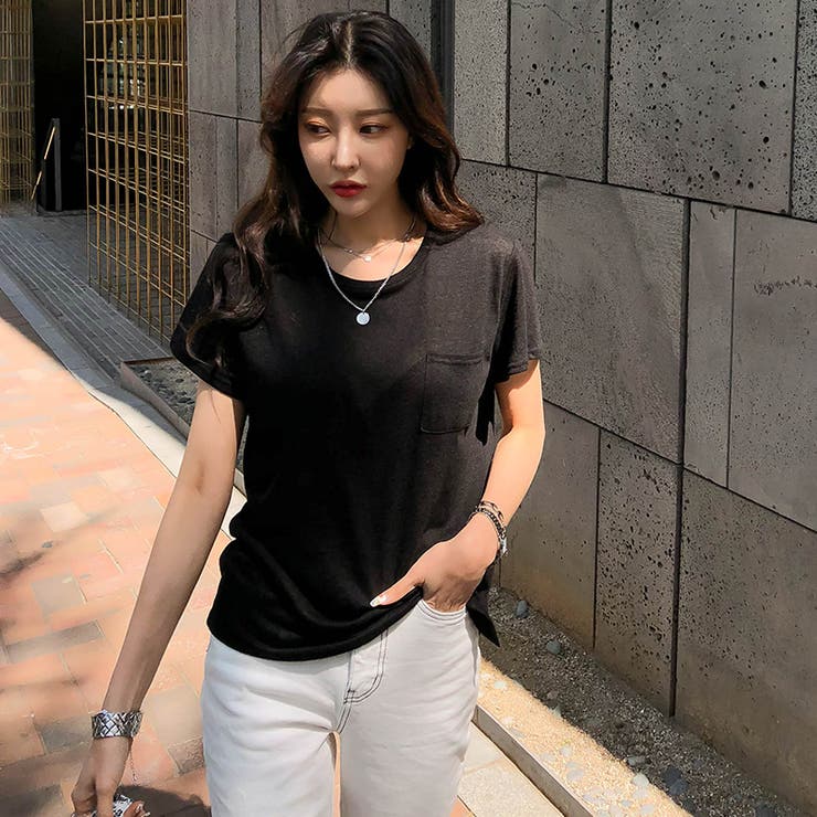 リネンミックスポケットTシャツ 半袖 スラブ | PREMIUM K | 詳細画像14 