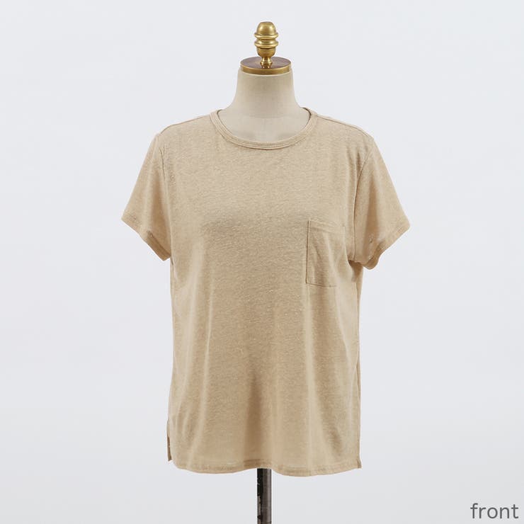 リネンミックスポケットTシャツ 半袖 スラブ | PREMIUM K | 詳細画像24 