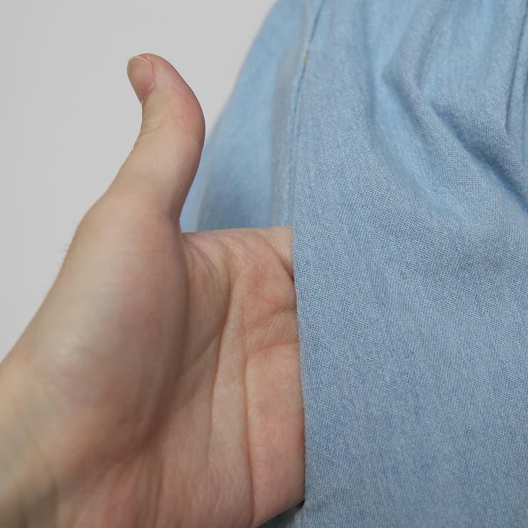 ウイングカフスデニムワンピース マキシワンピース ロングワンピース | PREMIUM K | 詳細画像15 