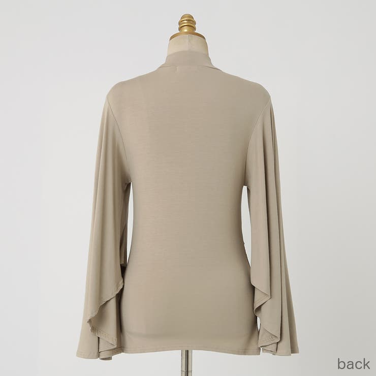 在庫1点物HighClass起毛ハイネック3ｘ3ｍｍSDロングチェストMLサイズ ロングエンジェルスリーブトップス ハーフハイネック 長袖[品番