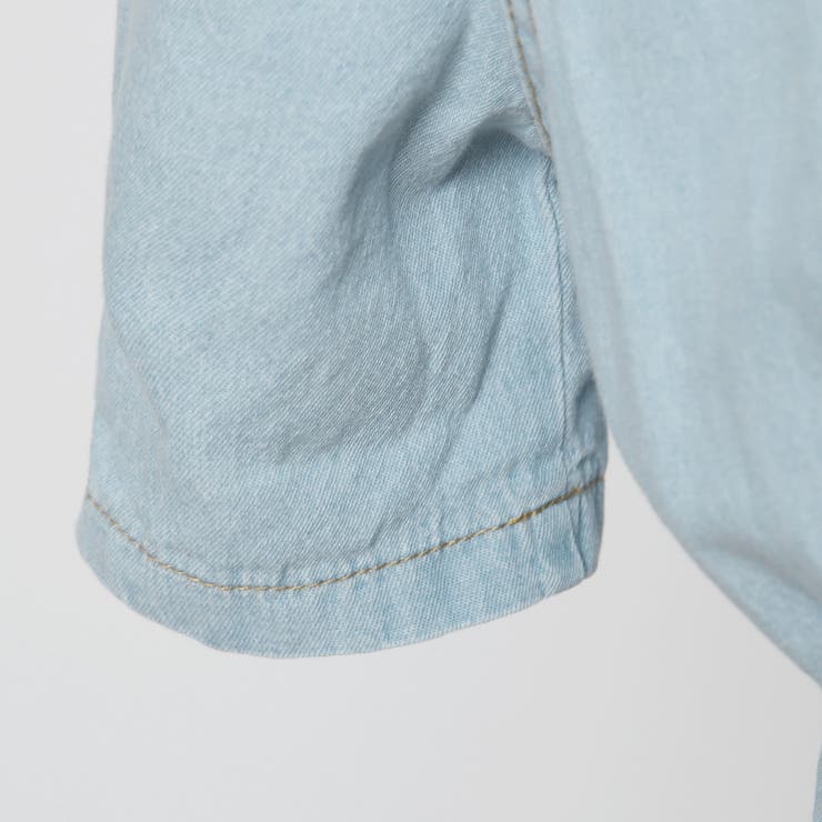 フェミニンデニムワンピース Vネック パフスリーブ | PREMIUM K | 詳細画像21 