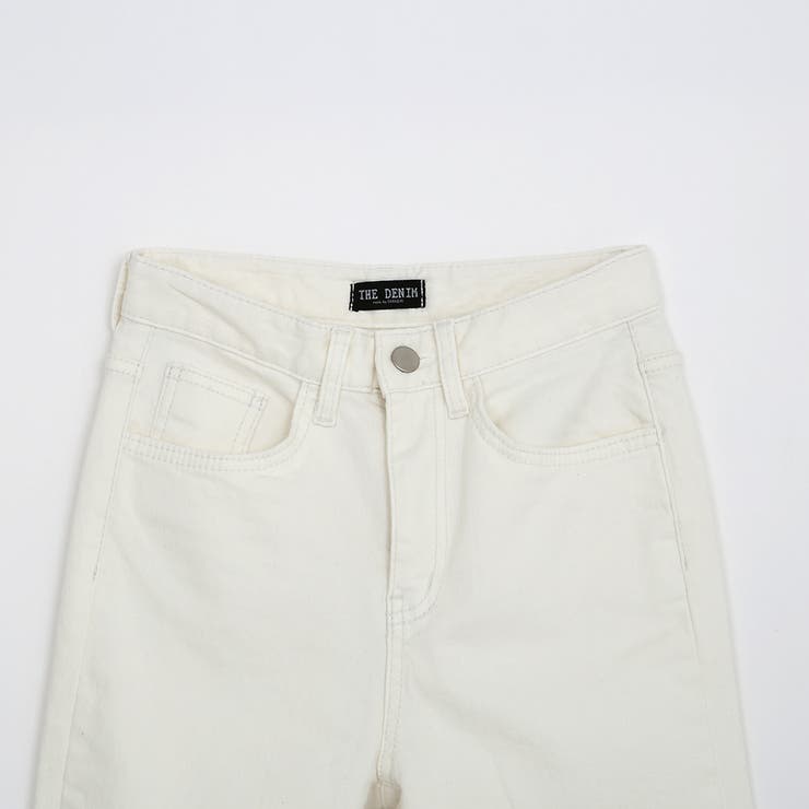 アンクルマシュマロパンツ カラーデニム ハイウエスト | PREMIUM K | 詳細画像19 