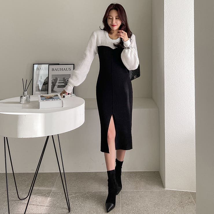 週末価格　極美品　アディアム　ブラックニットロングワンピース 2025年最新】ADEAM レディース ロングワンピースの人気アイテム