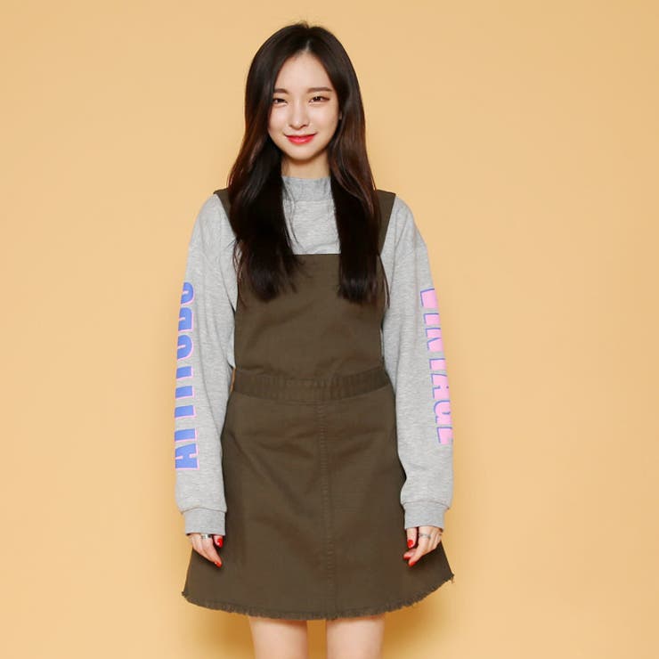 EVISU サロペットスカート Evisu donna エヴィスドンナ かもめ ジャンパースカート