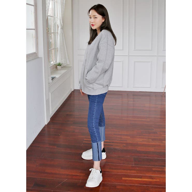 定価19万 ファビアナフィリッピ シアー ブルゾン ホワイト フリンジ M相当 SAINT M×××××× - ラスト1点 / SM-S22-0000-083 / HOODIE