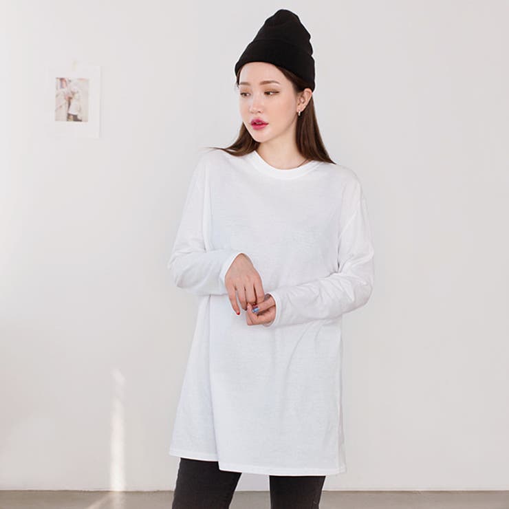 重ね着にぴったりなロングtシャツ 長めな丈 お尻が隠れる丈 品番 Ad Premium K プレミアムケー のレディースファッション通販 Shoplist ショップリスト