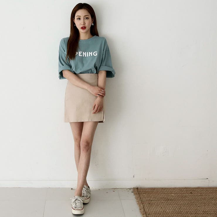 OPENINGテキストTシャツ 英字 ドロップショルダー | PREMIUM K | 詳細画像9 