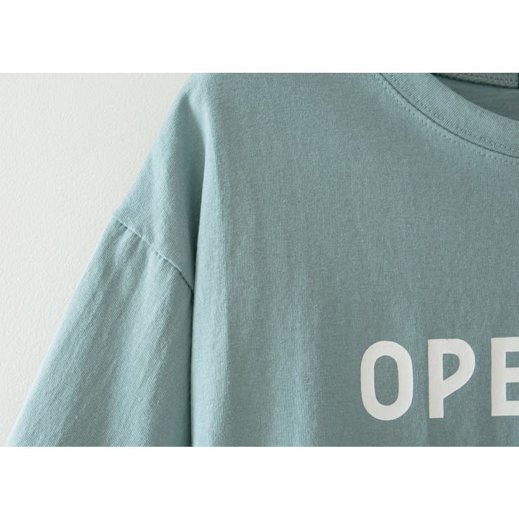 OPENINGテキストTシャツ 英字 ドロップショルダー | PREMIUM K | 詳細画像29 