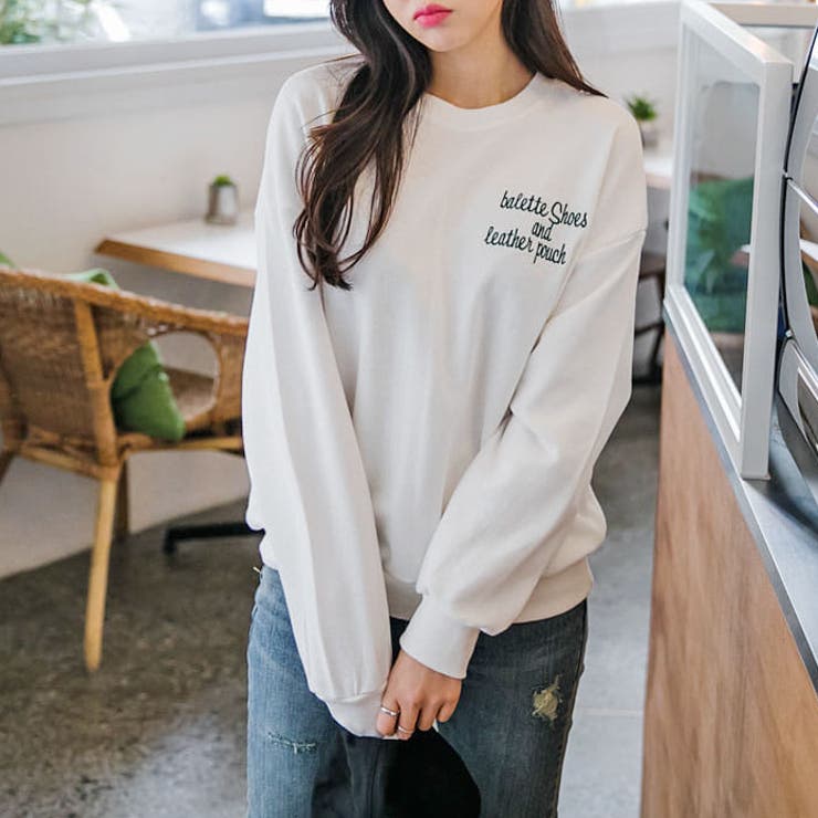 pouch刺繍ロゴスウェット トレーナー 長袖 | PREMIUM K | 詳細画像18 