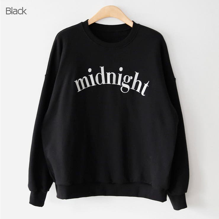 midnight刺繍ロゴスウェット トレーナー スウェット[品番
