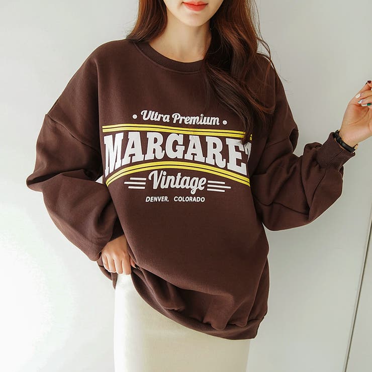 MARGARET裏起毛トレーナー ロゴスウェット 裏起毛 | PREMIUM K | 詳細画像11 