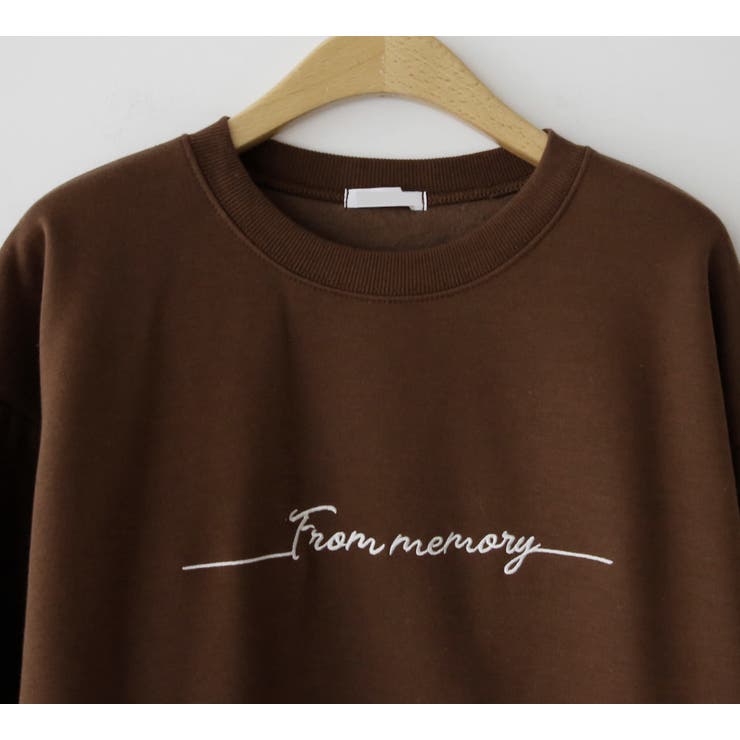 memory刺繍ロゴスウェット 裏起毛 トレーナー | PREMIUM K | 詳細画像15 