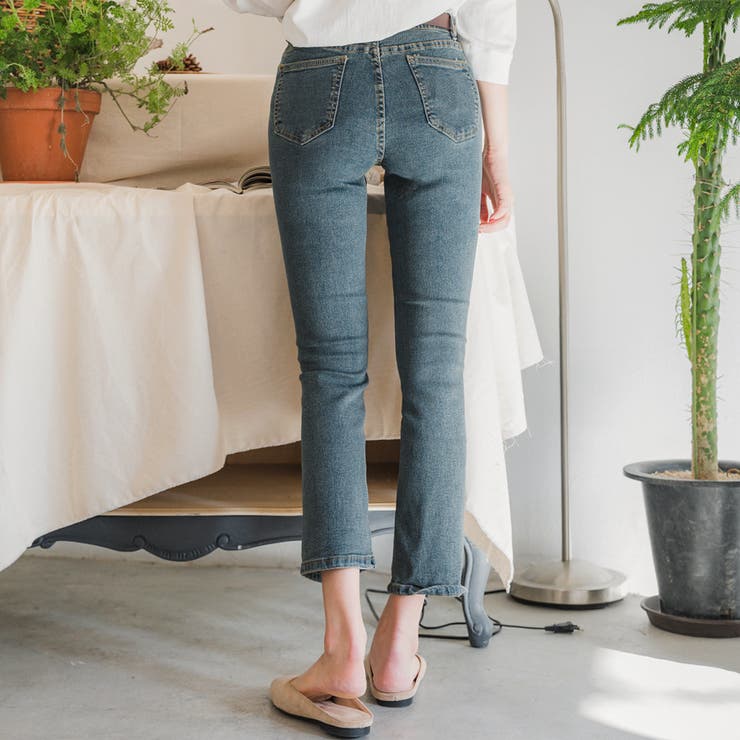 ポリウレタンミックスデニム スリムフィット 伸びるデニム | PREMIUM K | 詳細画像8 