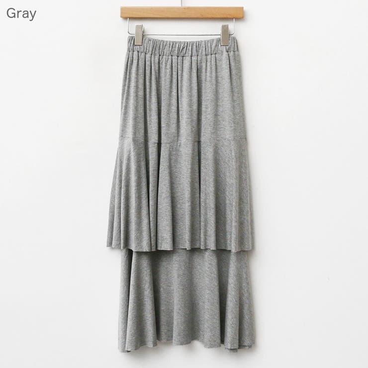 カッティングティアードスカート ロングスカート ミディ丈 | PREMIUM K | 詳細画像2 