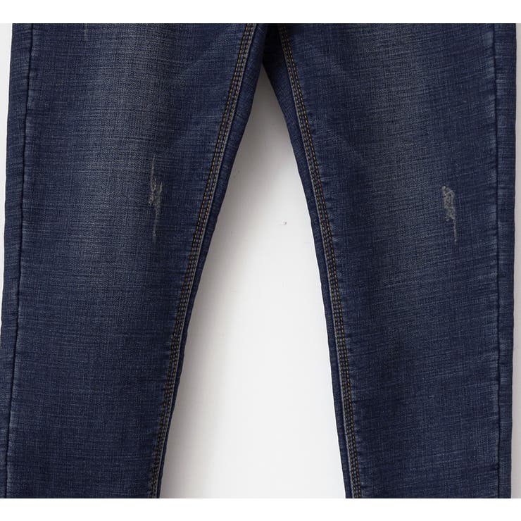 ふんわり裏起毛ブルーデニム ジーンズ スキニーパンツ | PREMIUM K | 詳細画像18 