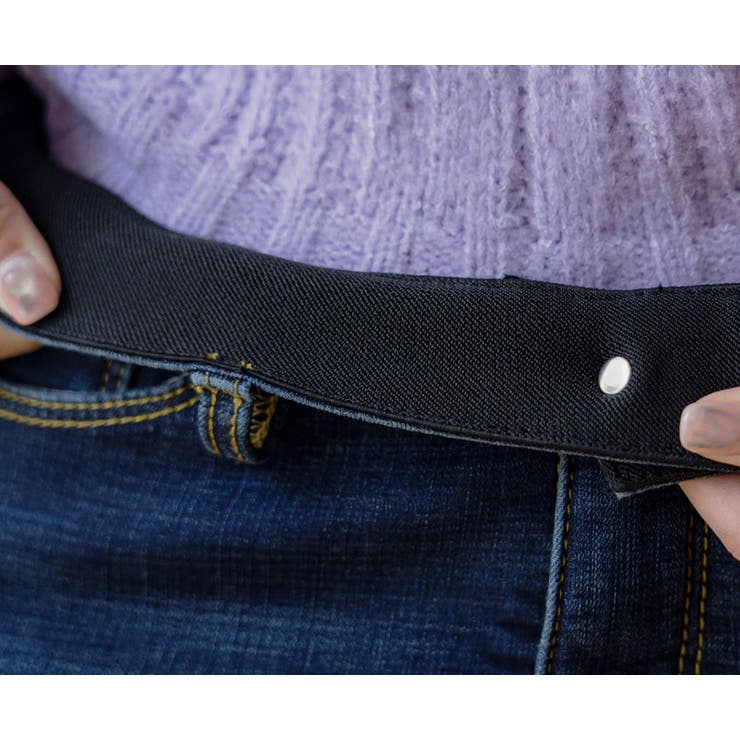 ふんわり裏起毛ブルーデニム ジーンズ スキニーパンツ | PREMIUM K | 詳細画像4 