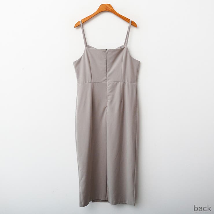 クラシックキャミソールワンピース サイドスリット ハイウエスト | PREMIUM K | 詳細画像13 