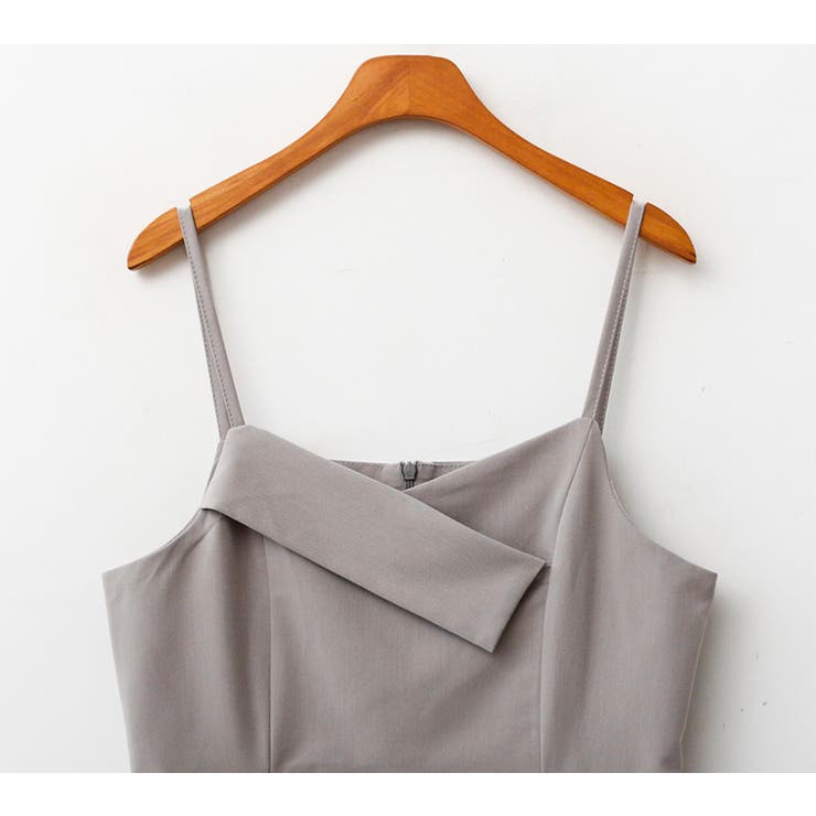 クラシックキャミソールワンピース サイドスリット ハイウエスト | PREMIUM K | 詳細画像14 