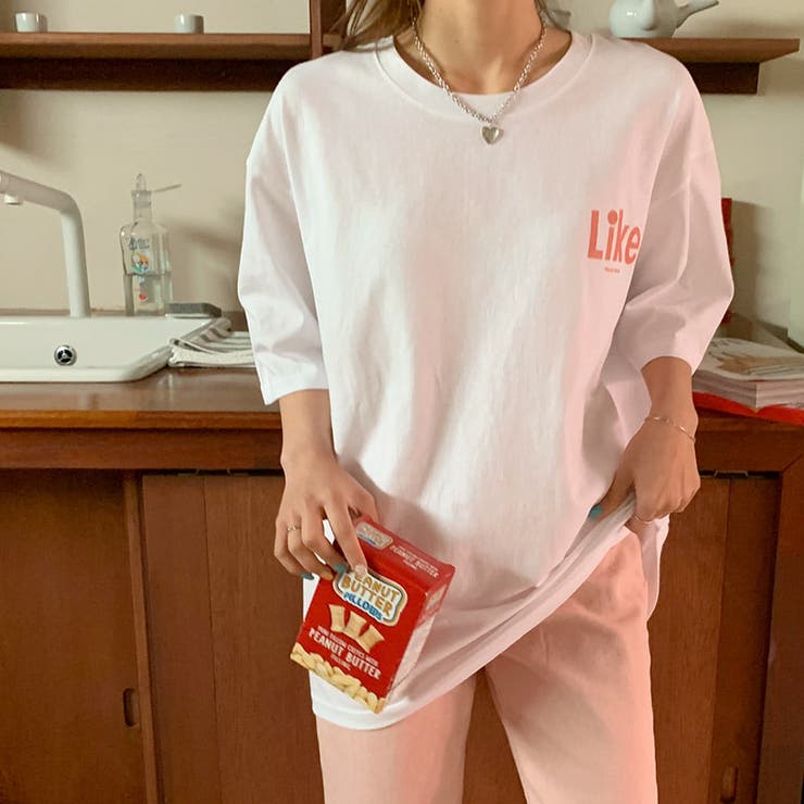 LikeオーバーサイズTシャツ 半袖 ビッグシルエット | PREMIUM K | 詳細画像10 
