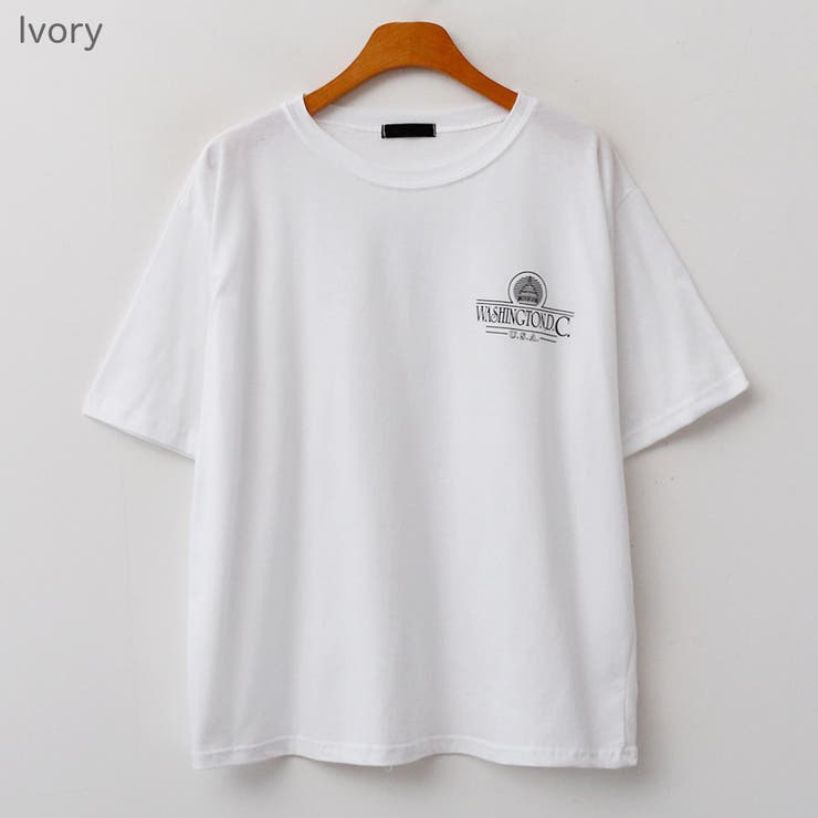 Ivory | WASHINGTON D CポイントTシャツ | PREMIUM K