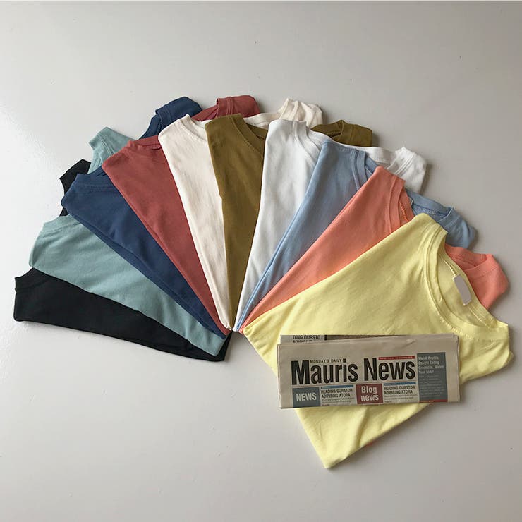 10カラーベーシックTシャツ 軽いドロップショルダー 半袖 | PREMIUM K | 詳細画像1 