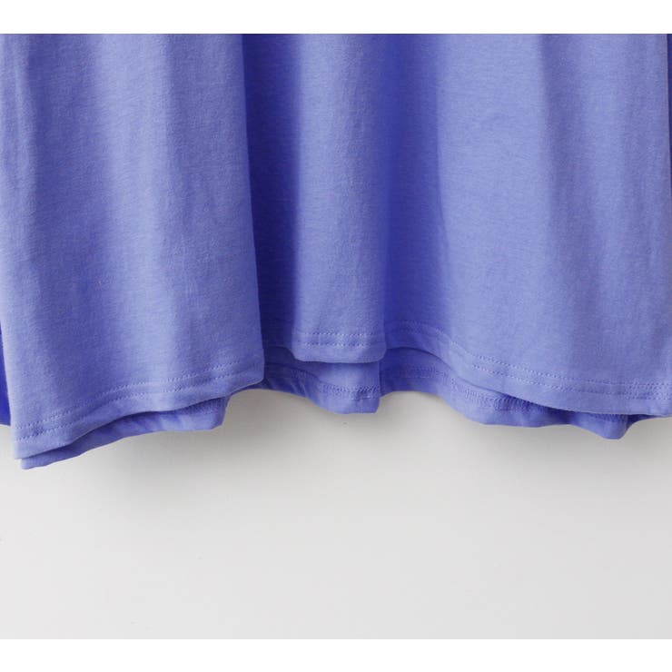 オーバーサイズコットンTシャツ ロングTシャツ スウェットスタイル | PREMIUM K | 詳細画像24 