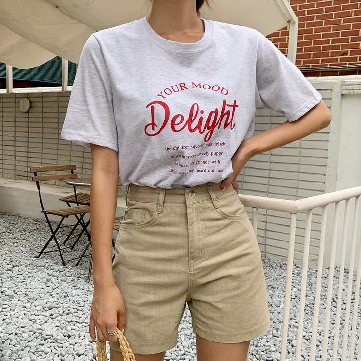 DelightレタリングTシャツ プリント デザイン | PREMIUM K | 詳細画像2 