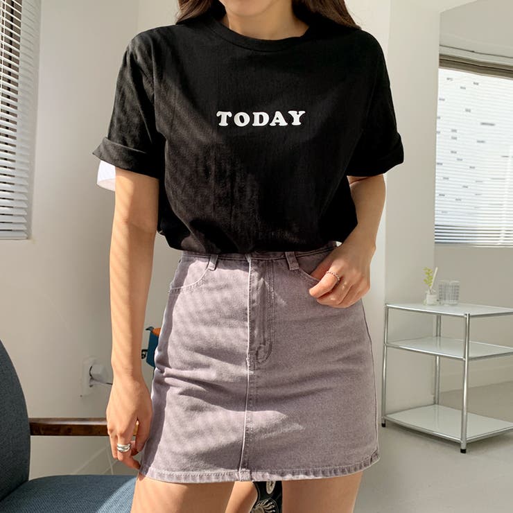 TODAYバックレタリングTシャツ ロゴT 半袖 | PREMIUM K | 詳細画像4 