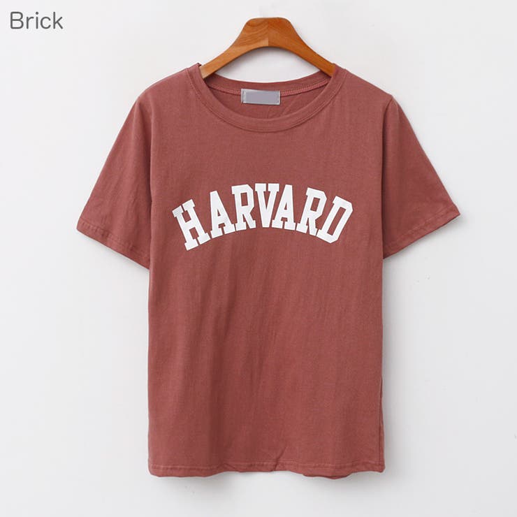 Brick | HARVARDレタリングTシャツ ロゴT インナーにも | PREMIUM K