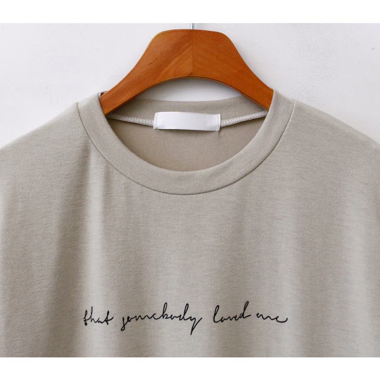 レーヨンミックスレタリングTシャツ ワンポイント 半袖 | PREMIUM K | 詳細画像11 