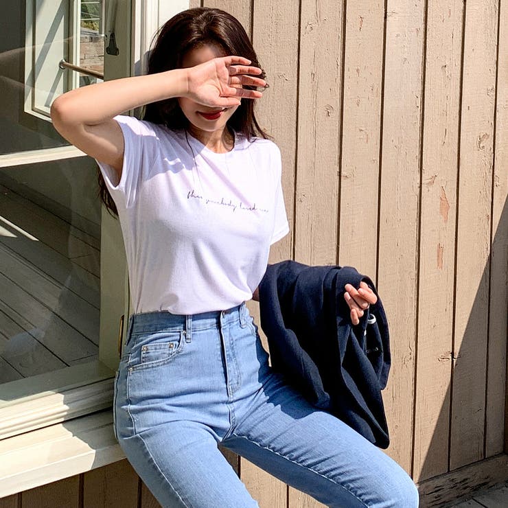 レーヨンミックスレタリングTシャツ ワンポイント 半袖 | PREMIUM K | 詳細画像7 