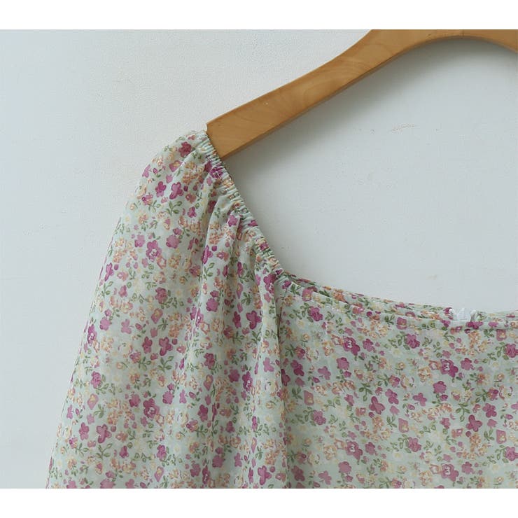 ウイングスリーブワンピース ロングワンピース 花柄 | PREMIUM K | 詳細画像15 