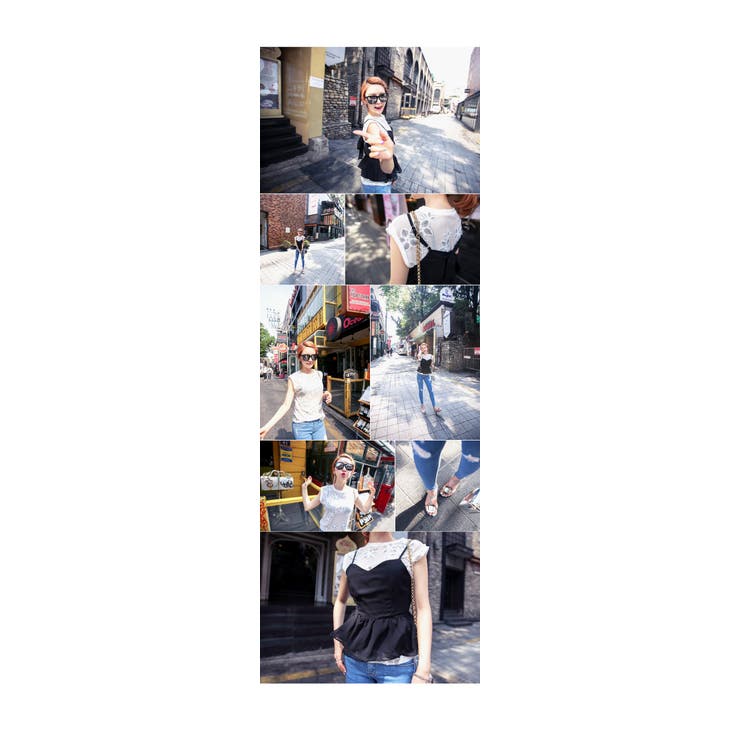 フリルビスチェ/キャミワンピ/キャミソール/カジュアル/コーデ/トップス/夏 | PREMIUM K | 詳細画像3 