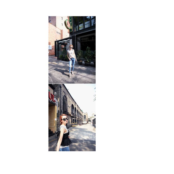 フリルビスチェ/キャミワンピ/キャミソール/カジュアル/コーデ/トップス/夏 | PREMIUM K | 詳細画像5 