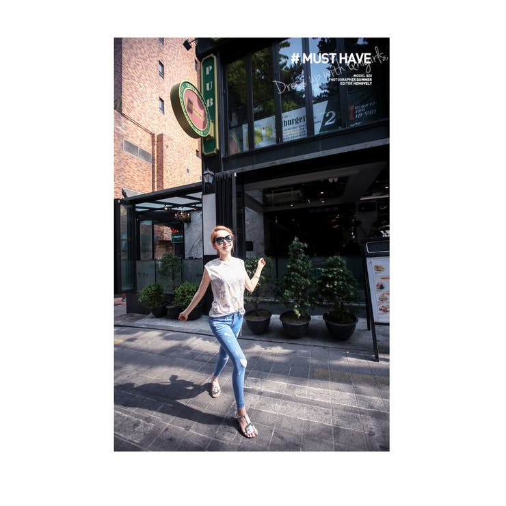 フリルビスチェ/キャミワンピ/キャミソール/カジュアル/コーデ/トップス/夏 | PREMIUM K | 詳細画像9 