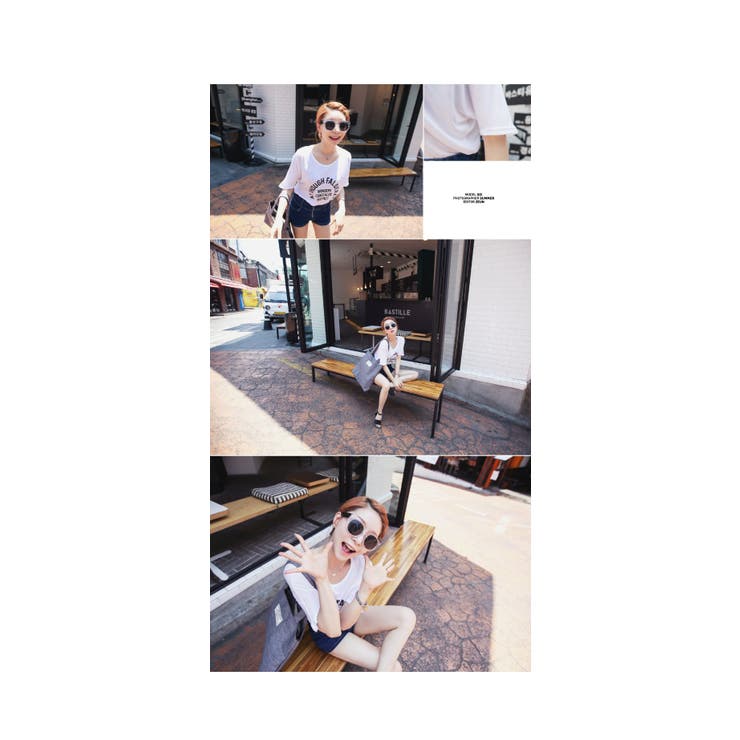 2color ／4size 】ハイウエストタイトスパンショートパンツ