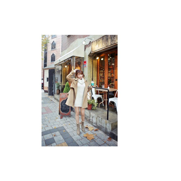 ハイネックニットワンピース ふわふわ かわいい | PREMIUM K | 詳細画像23 