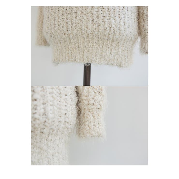 ハイネックニットワンピース ふわふわ かわいい | PREMIUM K | 詳細画像28 