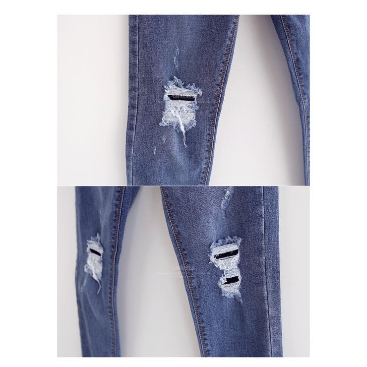 アンダーカバー 2015SS 宝石デニム クラッシュ加工スキニー PHB期 Yahoo!オークション -「アンダーカバー デニム クラッシュ」の