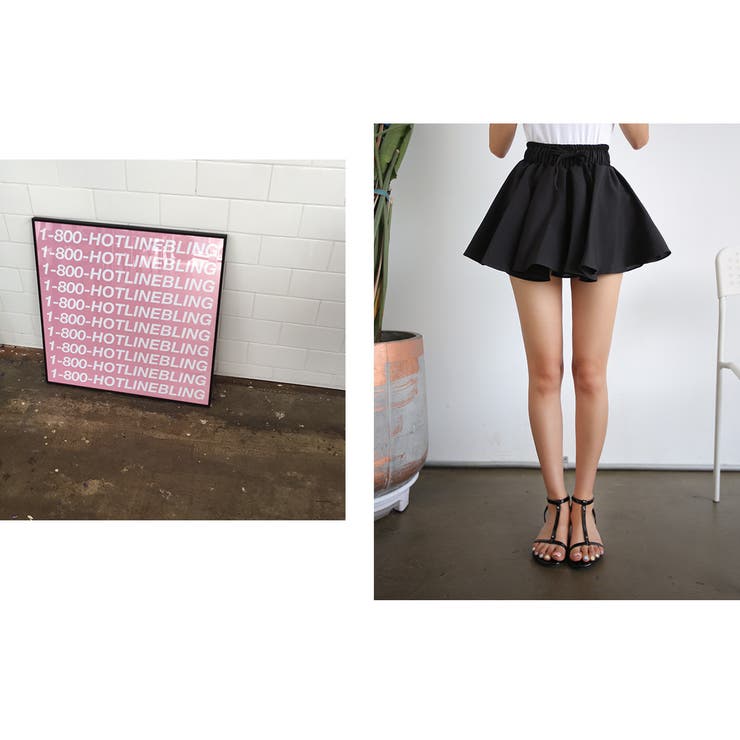 フレアスカートキュロットパンツ ショートパンツ ミニスカート