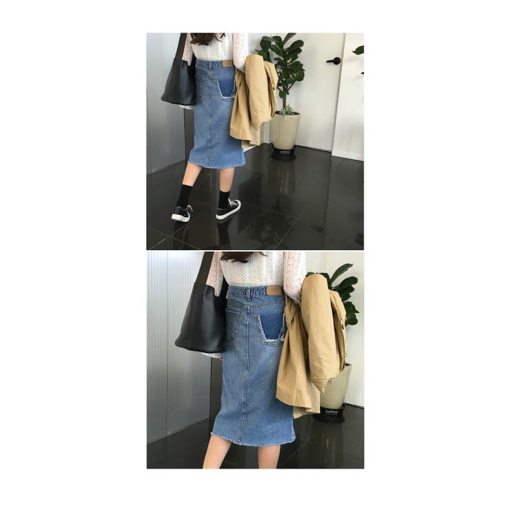 off-white オフホワイト　アシンメトリーデニムロングスカート　黒　古着 色落ちしない 岡山デニムで ずっときれいに 濃紺 ギャザー