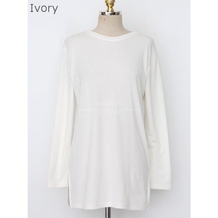 k*k様 ケムリ　ロングTシャツ KMRii（ケムリ）の「KMRii ・ケムリ・DISCHARGED SIDE SHIRRING