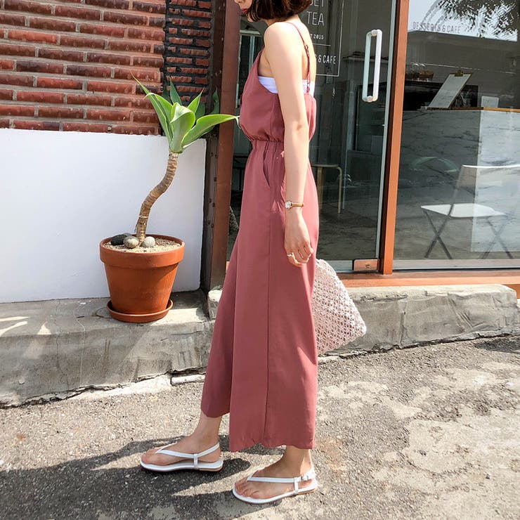 美品 styling/ スタイリング ジャンプスーツ オールインワン M ピンク 楽天市場】ジャンプスーツ レディース セパレート