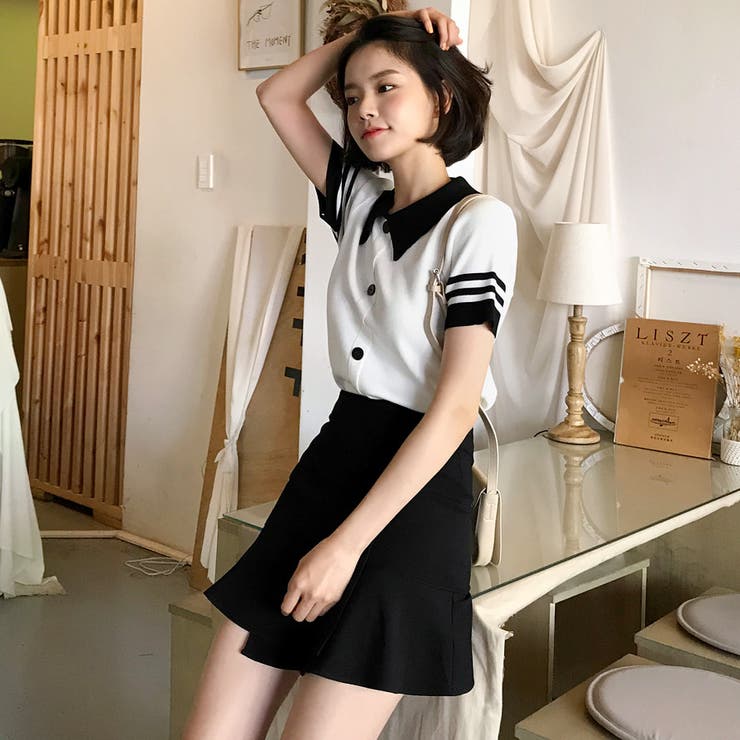 ペプラムミニスカート 後ろファスナー付き ペプラムミニスカート 後ろファスナー付き