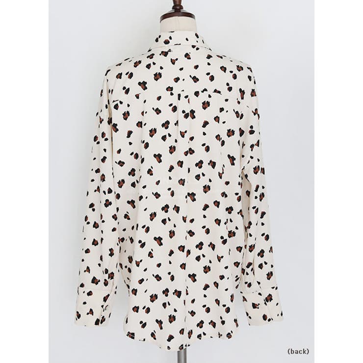 ヒョウ柄ブラウス レオパード柄シャツ カットソー[品番